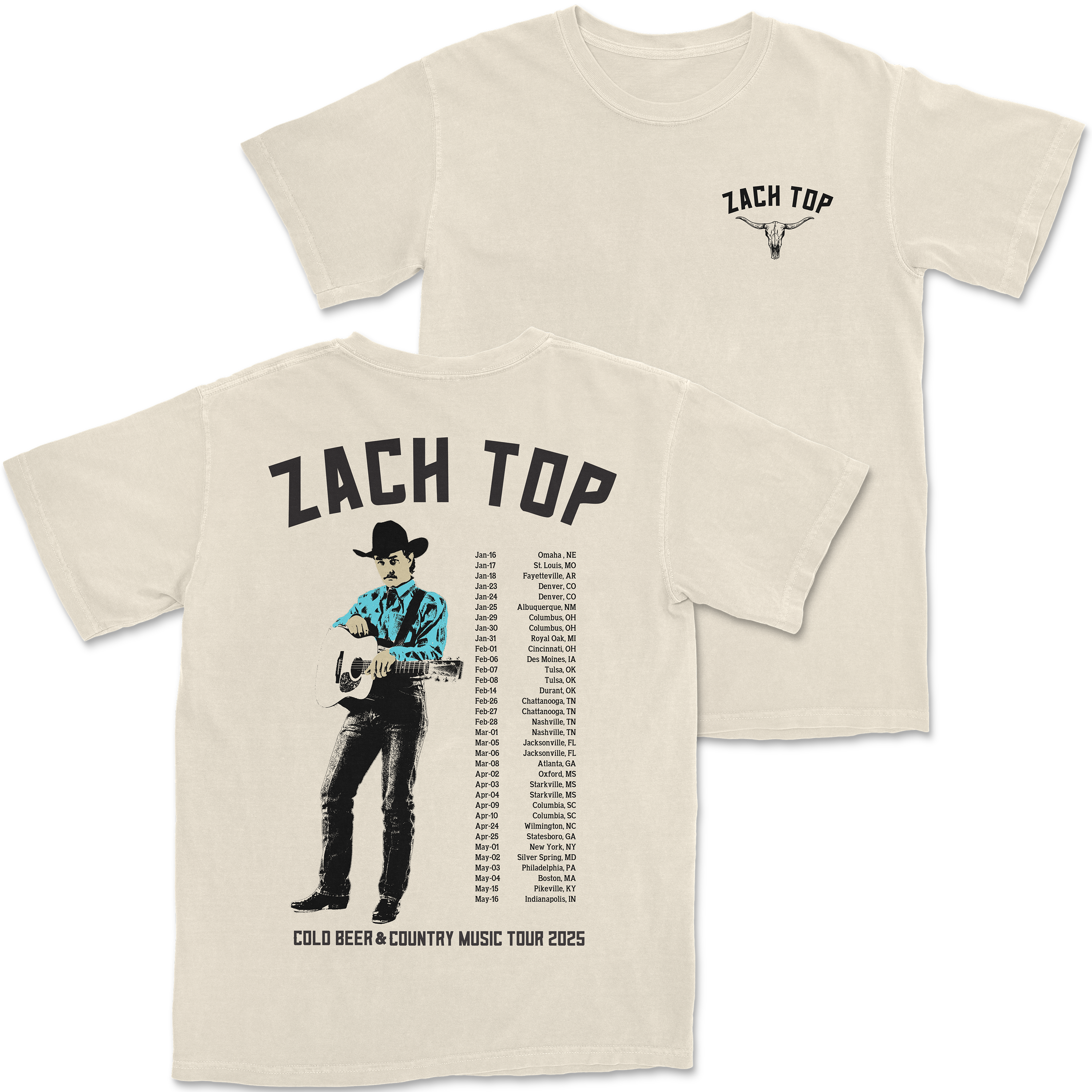 2025 Natural Tour Tee – Zach Top Official Store 2025 Natural Tour Tee – Zach Top Official Store