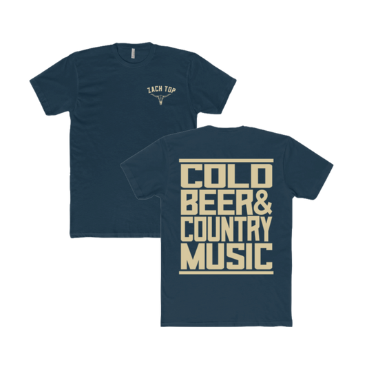 Navy Cold Beer T-Shirt