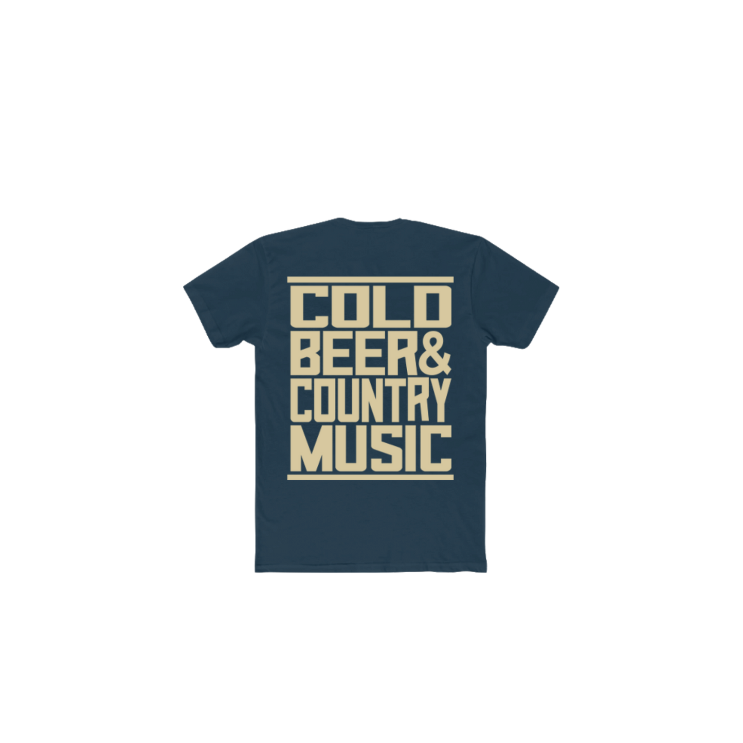 Navy Cold Beer T-Shirt