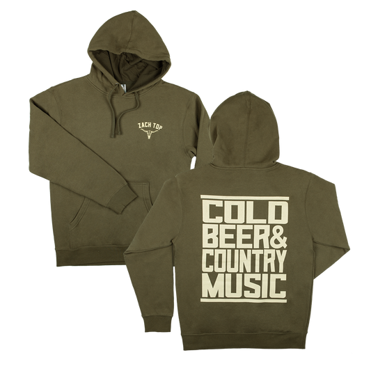 Green Cold Beer Hoodie
