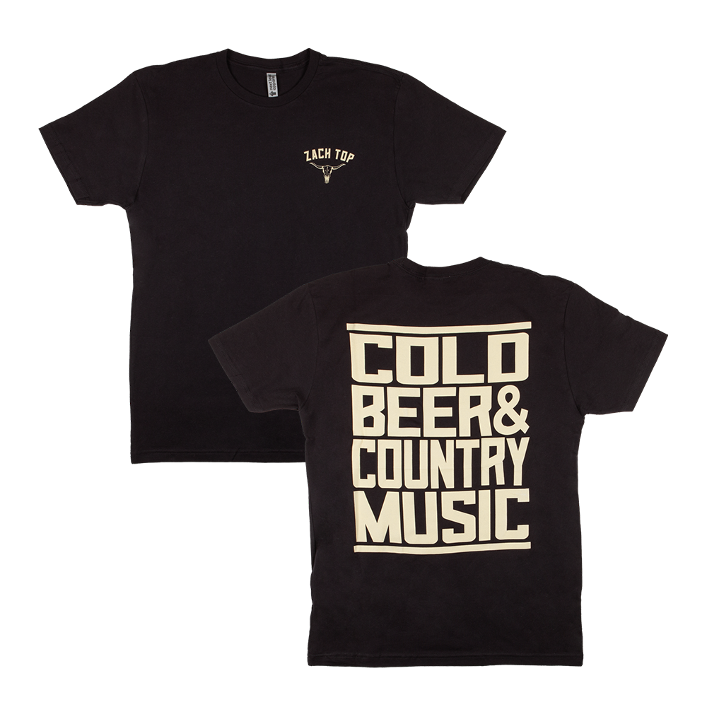 Black Cold Beer Tee