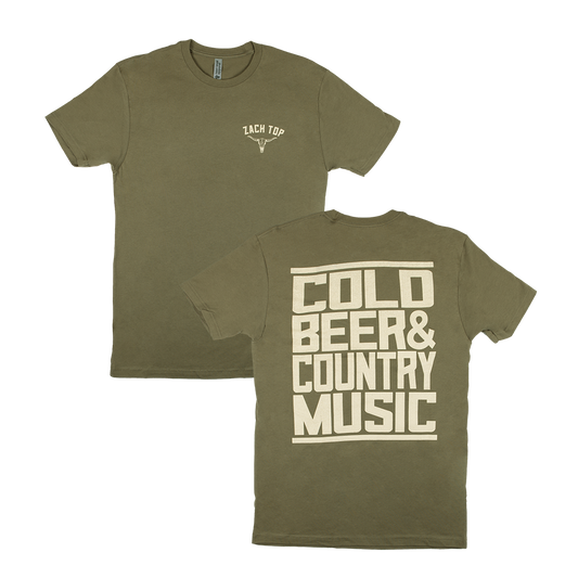 Green Cold Beer Tee