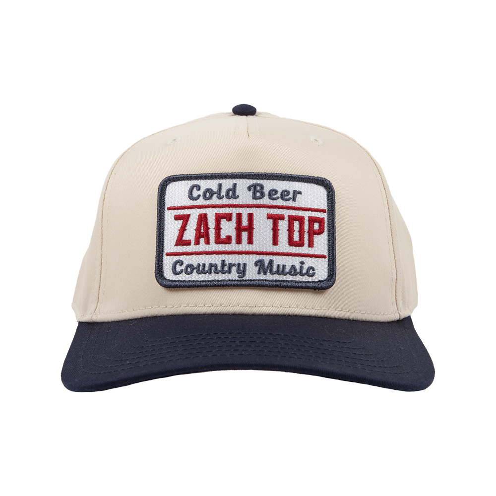 Cold Beer & Country Music Cream Hat