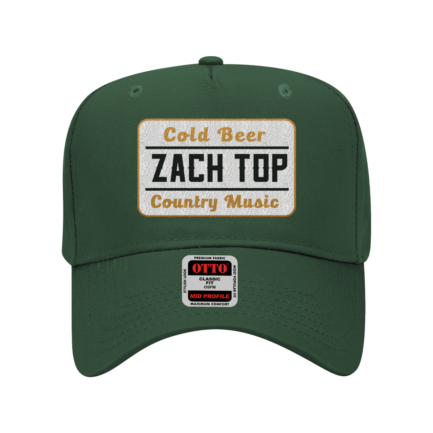 Cold Beer & Country Music Green Hat