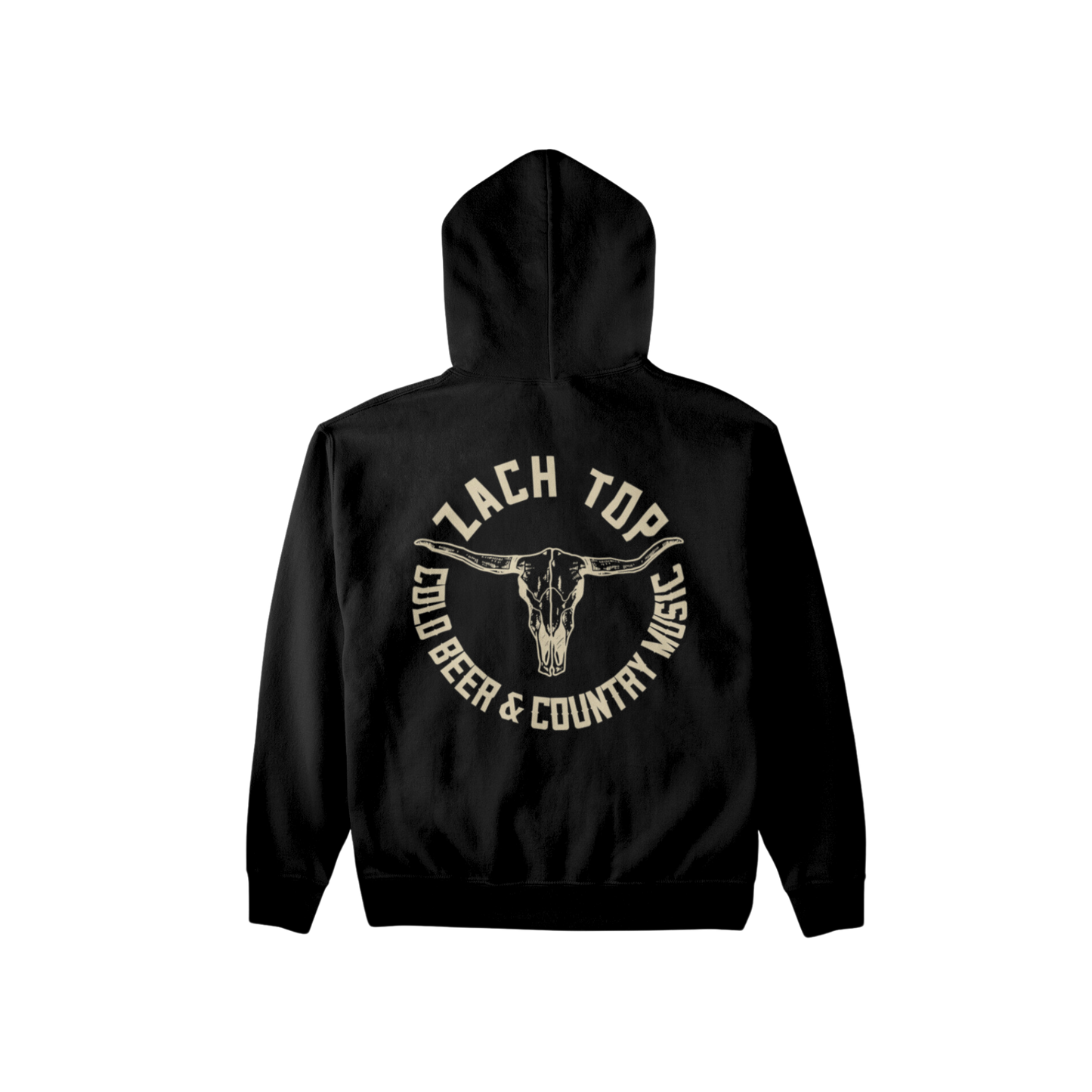 Black Skull Logo Hoodie