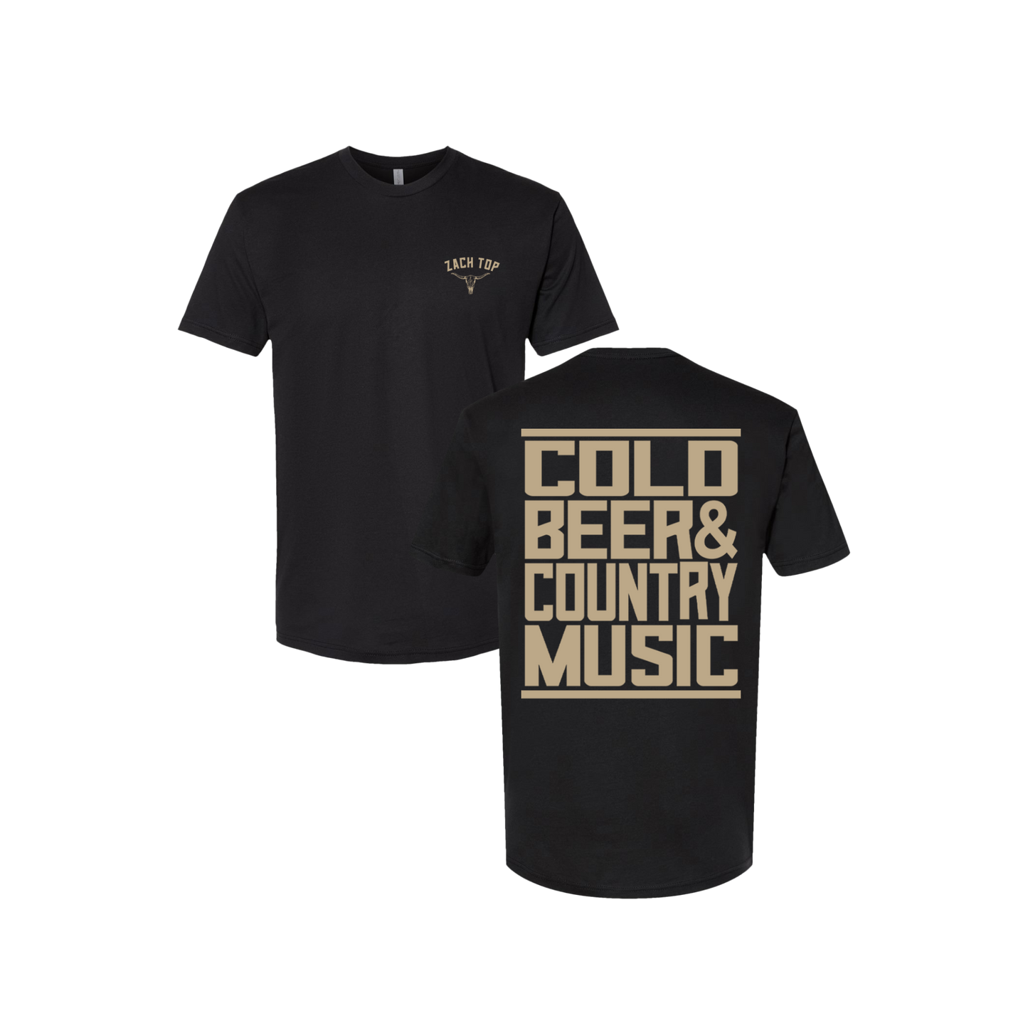 Black Cold Beer Tee