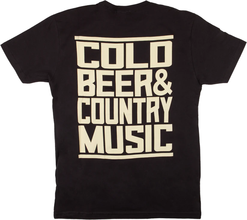 Black Cold Beer Tee