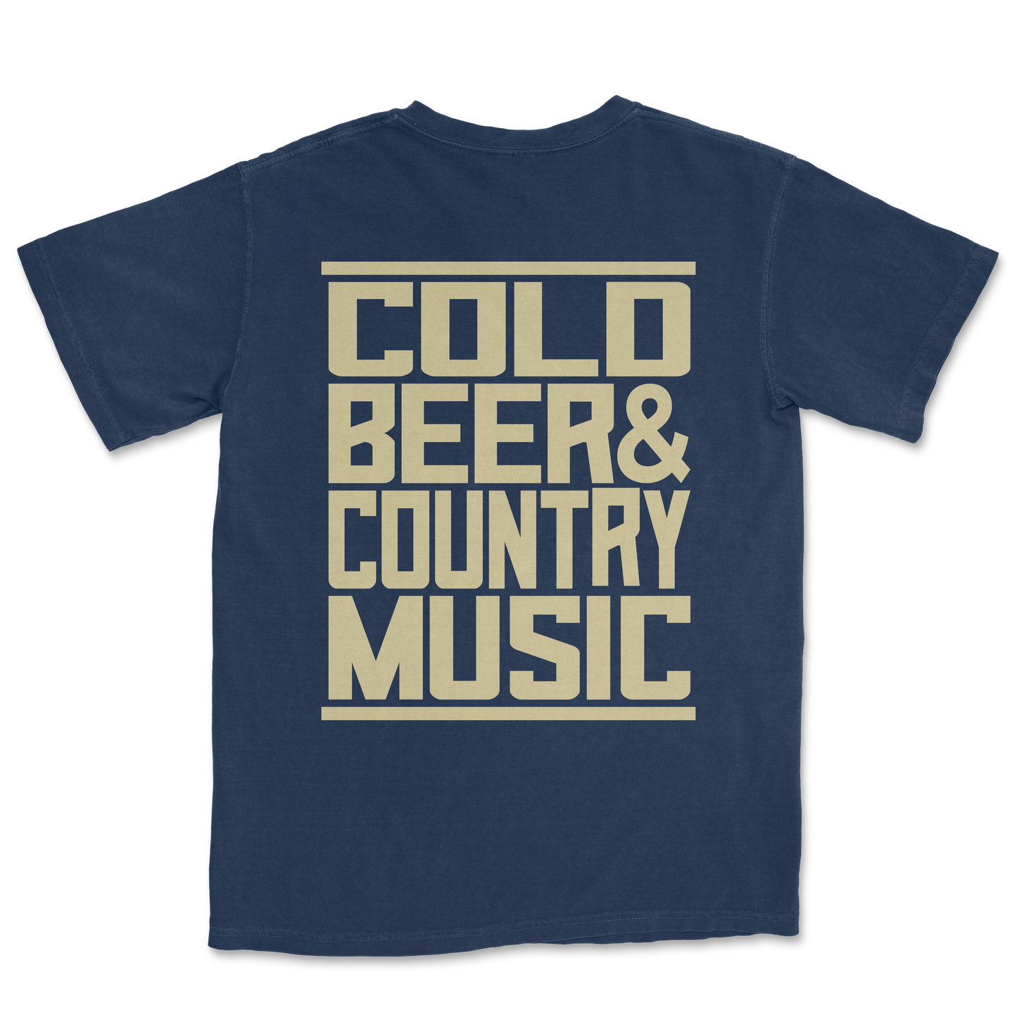 Navy Cold Beer T-Shirt