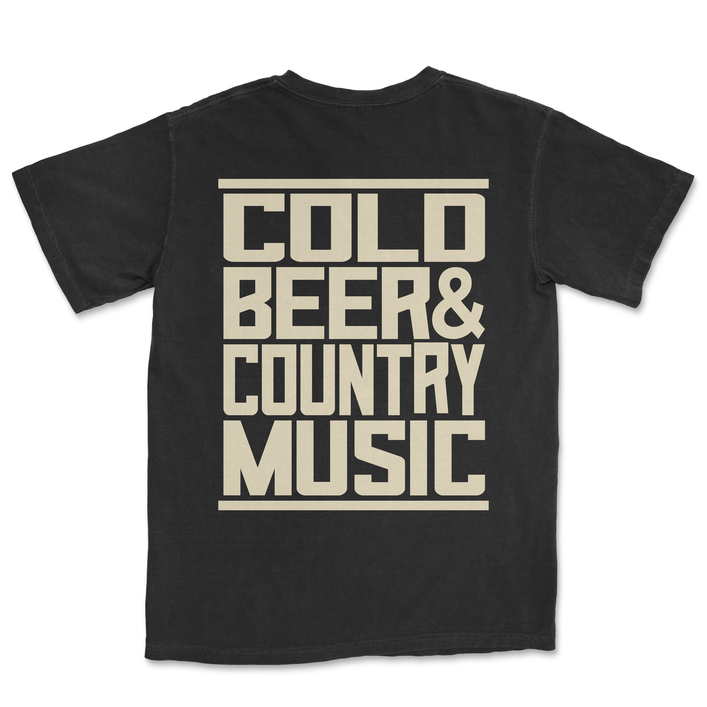 Black Cold Beer Tee