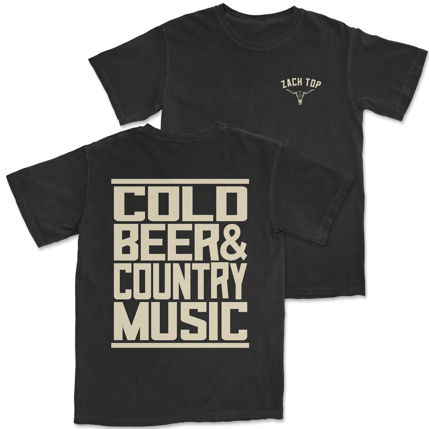 Black Cold Beer Tee