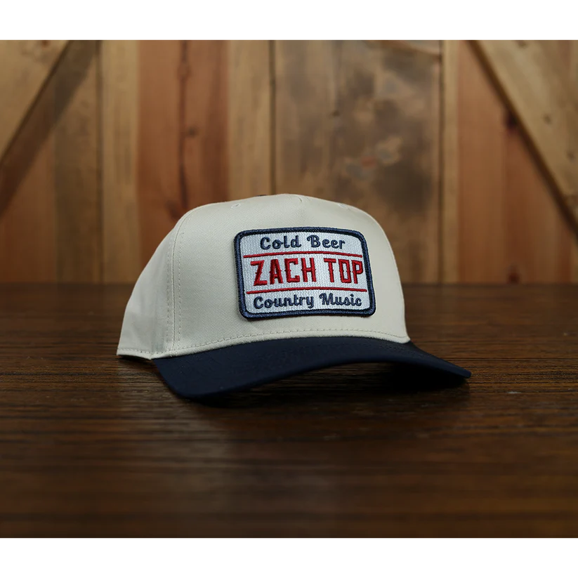 Cold Beer & Country Music Cream Hat (Pre-Order)