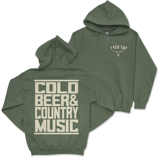 Green Cold Beer Hoodie