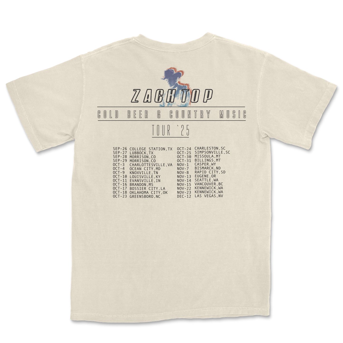 Double Zach Tour T-Shirt – Zach Top Official Store