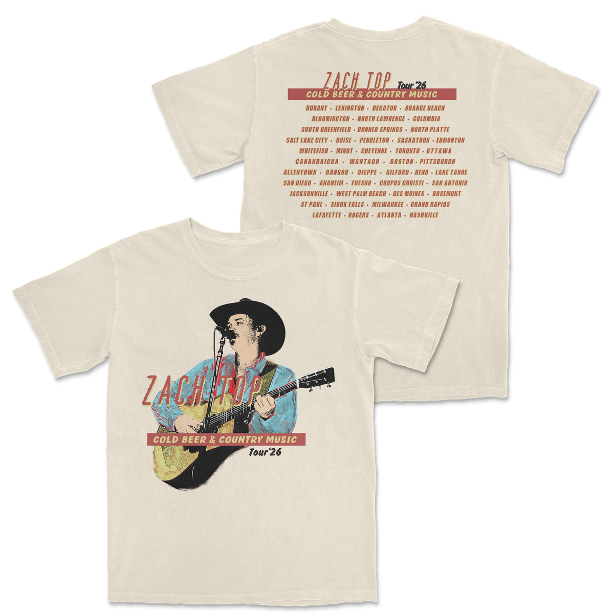 2026 Ivory Photo Tour Tee [Pre-Order]