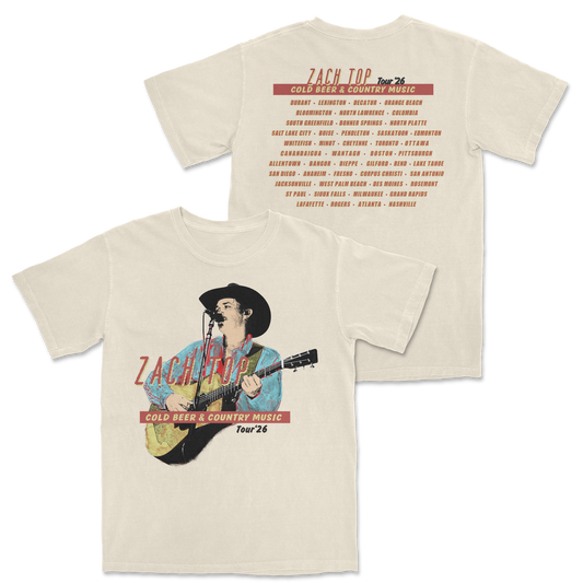 2026 Ivory Photo Tour Tee [Pre-Order]