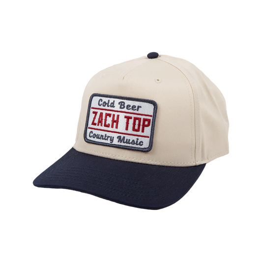 Cold Beer & Country Music Cream Hat (Pre-Order)