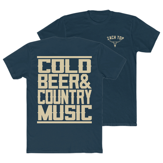 Navy Cold Beer T-Shirt