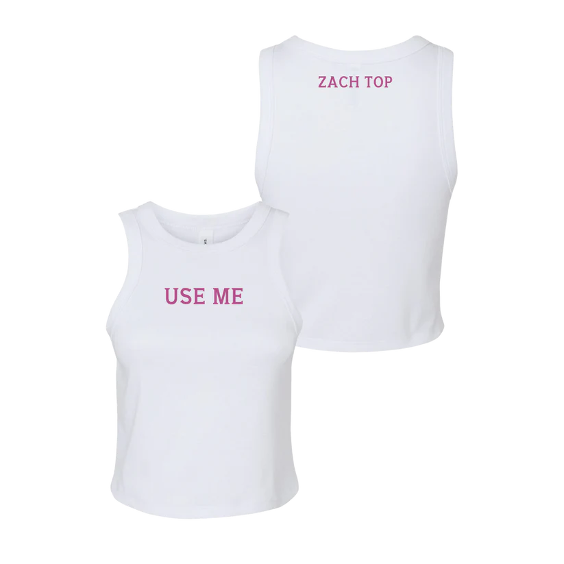 Use Me Crop Tank Top (Pre-Order)