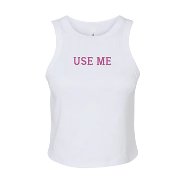 Use Me Crop Tank Top (Pre-Order)