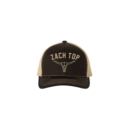 Black & Gold Skull Logo Hat